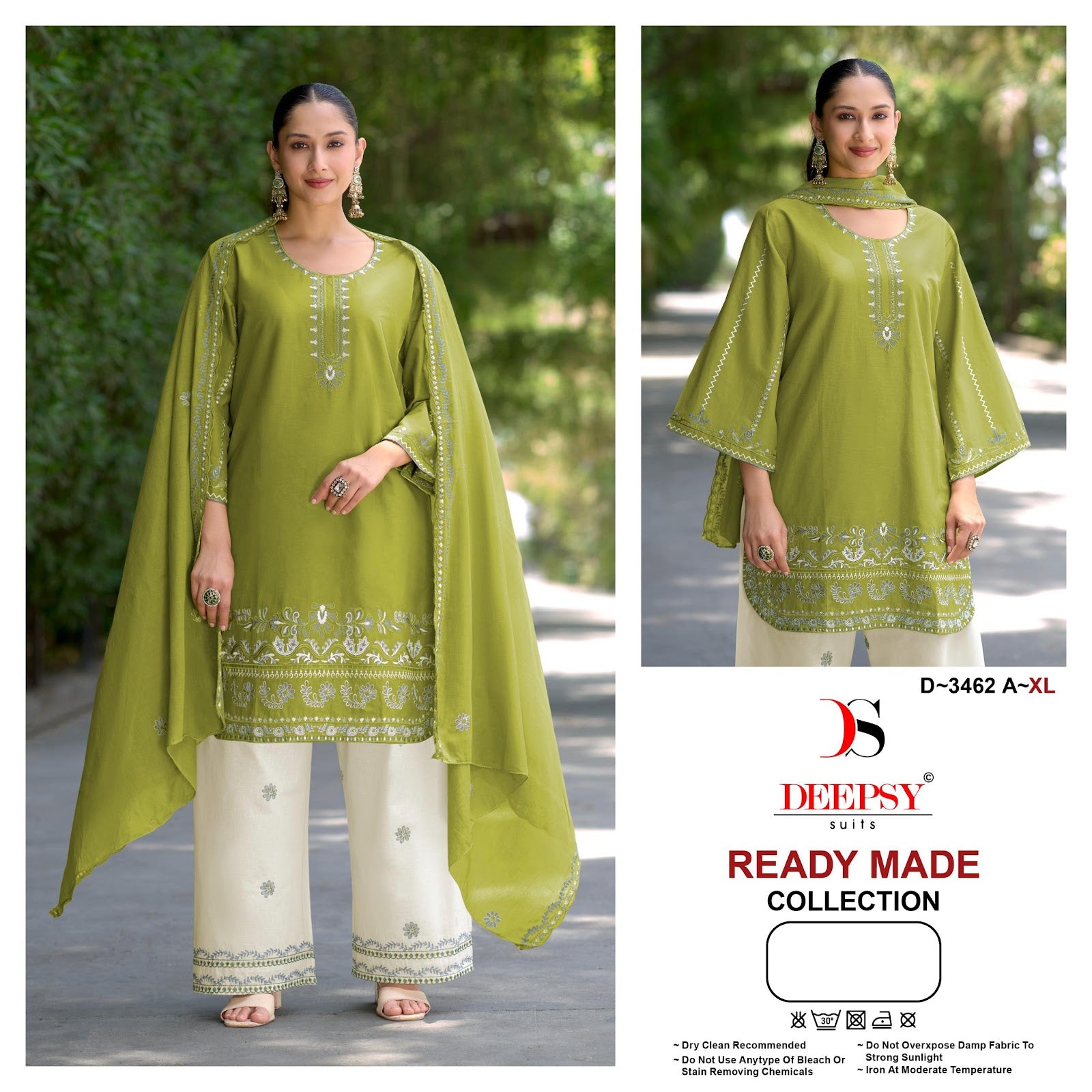 D 3462 Deepsy Cotton Pakistani Readymade Suits Wholesale Price