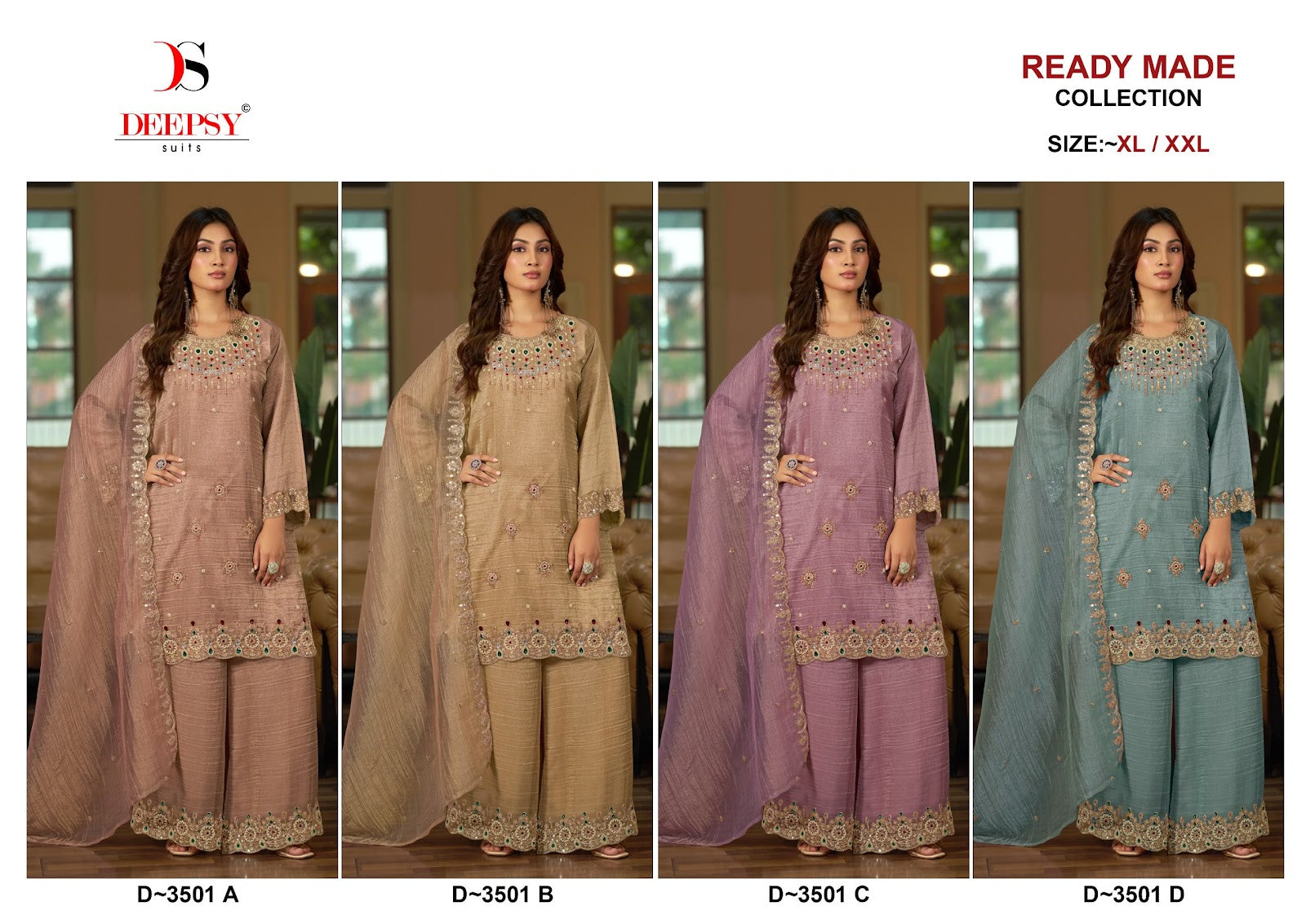 D 3501 Deepsy Silk Pakistani Readymade Suits Supplier India