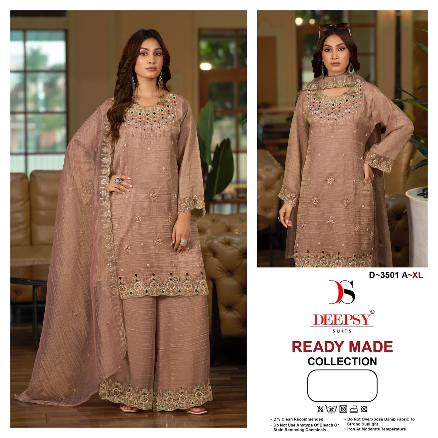 D 3501 Deepsy Silk Pakistani Readymade Suits Supplier India