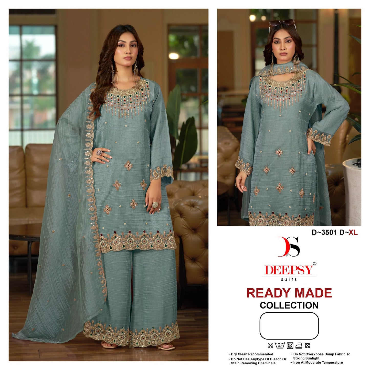 D 3501 Deepsy Silk Pakistani Readymade Suits Supplier India