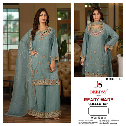 D 3501 Deepsy Silk Pakistani Readymade Suits Supplier India