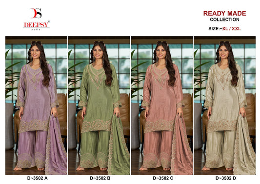 D 3502 Deepsy Tissue Silk Pakistani Readymade Suits Wholesaler Ahmedabad
