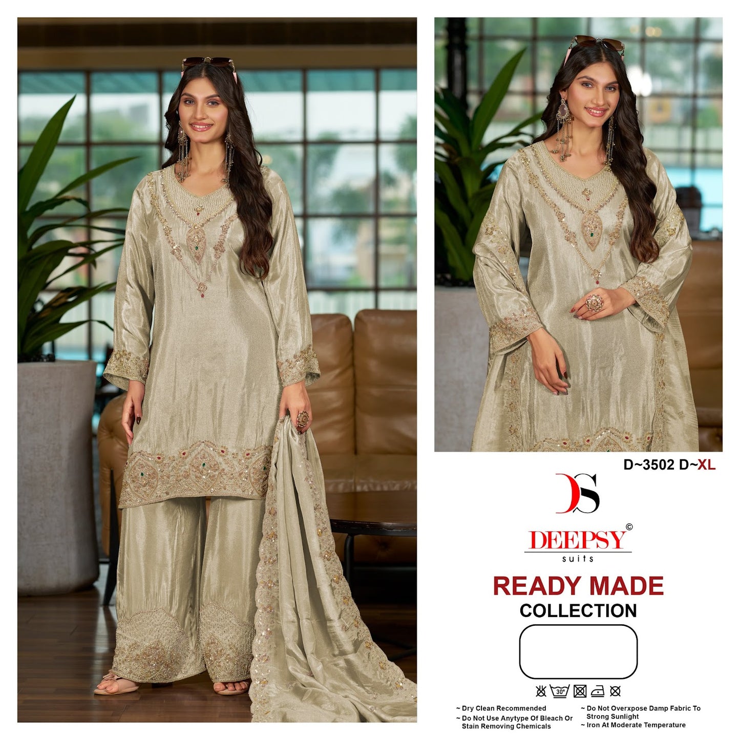 D 3502 Deepsy Tissue Silk Pakistani Readymade Suits Wholesaler Ahmedabad