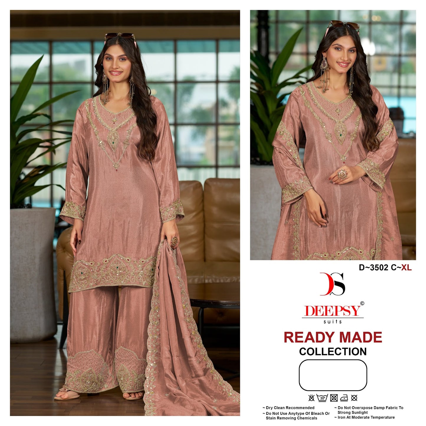 D 3502 Deepsy Tissue Silk Pakistani Readymade Suits Wholesaler Ahmedabad