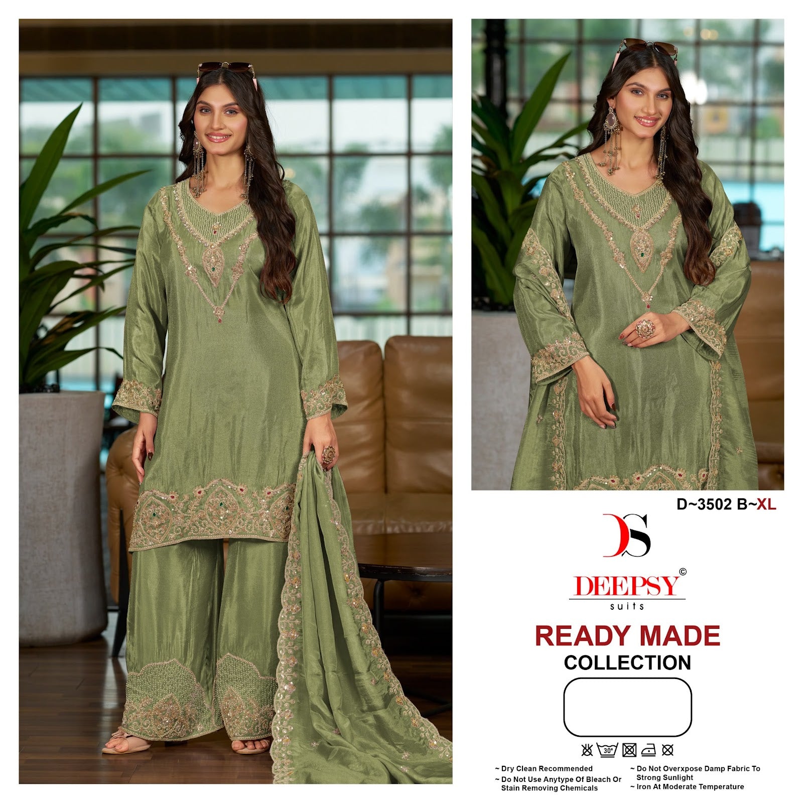 D 3502 Deepsy Tissue Silk Pakistani Readymade Suits Wholesaler Ahmedabad