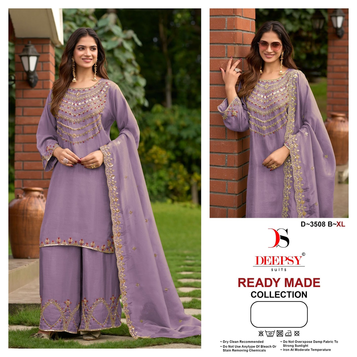 D 3508 Deepsy Tissue Silk Pakistani Readymade Suits Wholesaler India