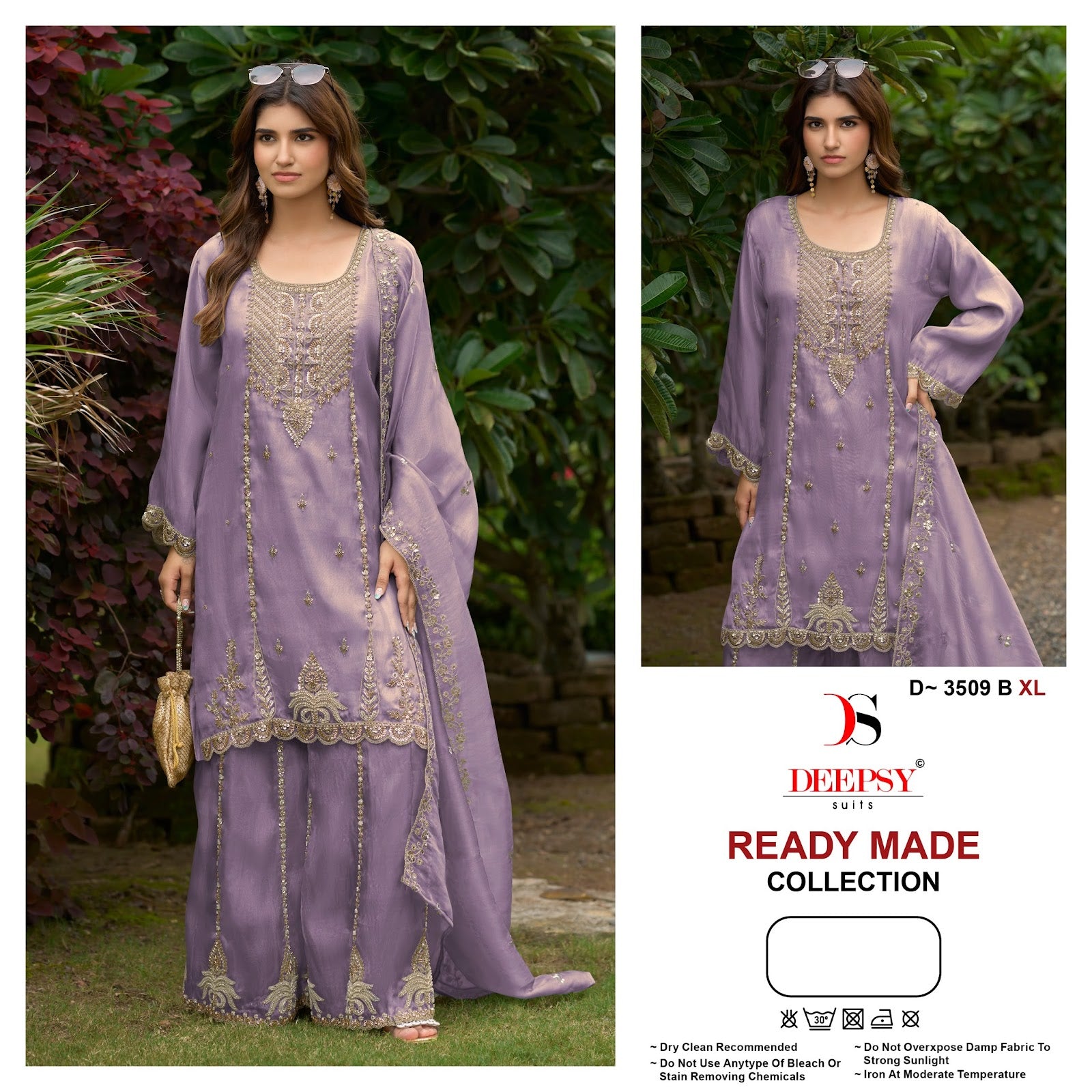 D 3509 Deepsy Satin Pakistani Readymade Suits Wholesale Price