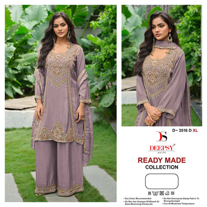 D 3516 Deepsy Tissue Silk Pakistani Readymade Suits Wholesale Price