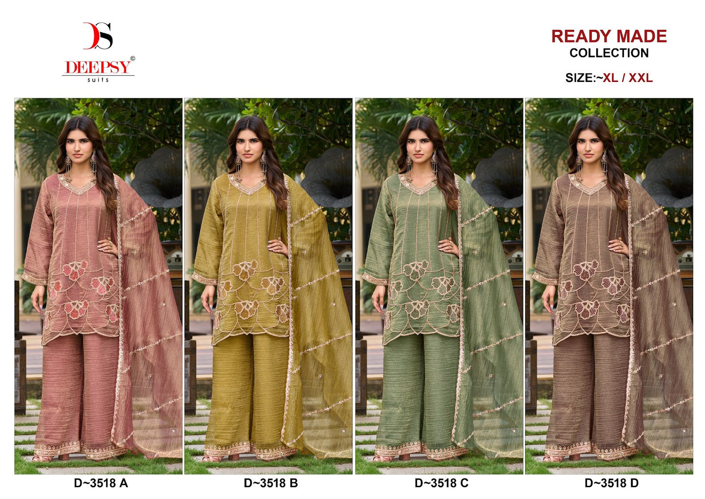 D 3518 Deepsy Silk Pakistani Readymade Suits Exporter India