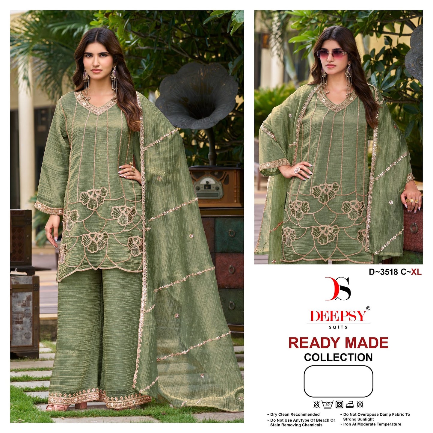 D 3518 Deepsy Silk Pakistani Readymade Suits Exporter India