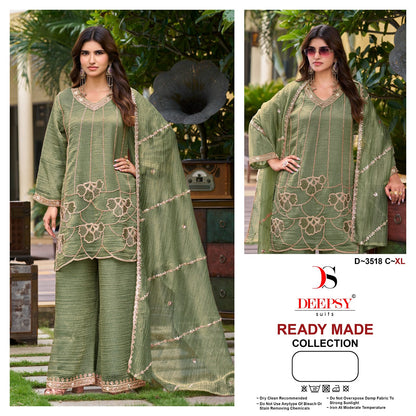 D 3518 Deepsy Silk Pakistani Readymade Suits Exporter India