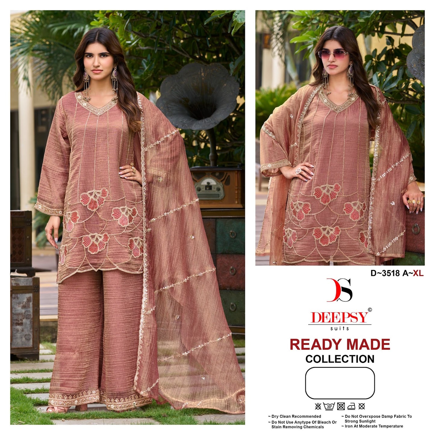D 3518 Deepsy Silk Pakistani Readymade Suits Exporter India