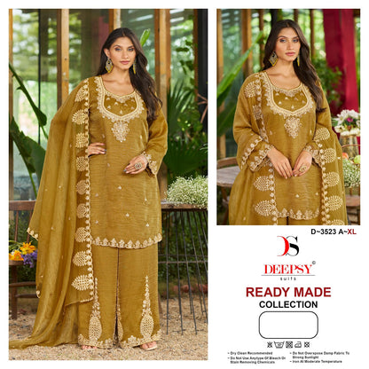 D 3523 Deepsy Silk Pakistani Readymade Suits Wholesale Price