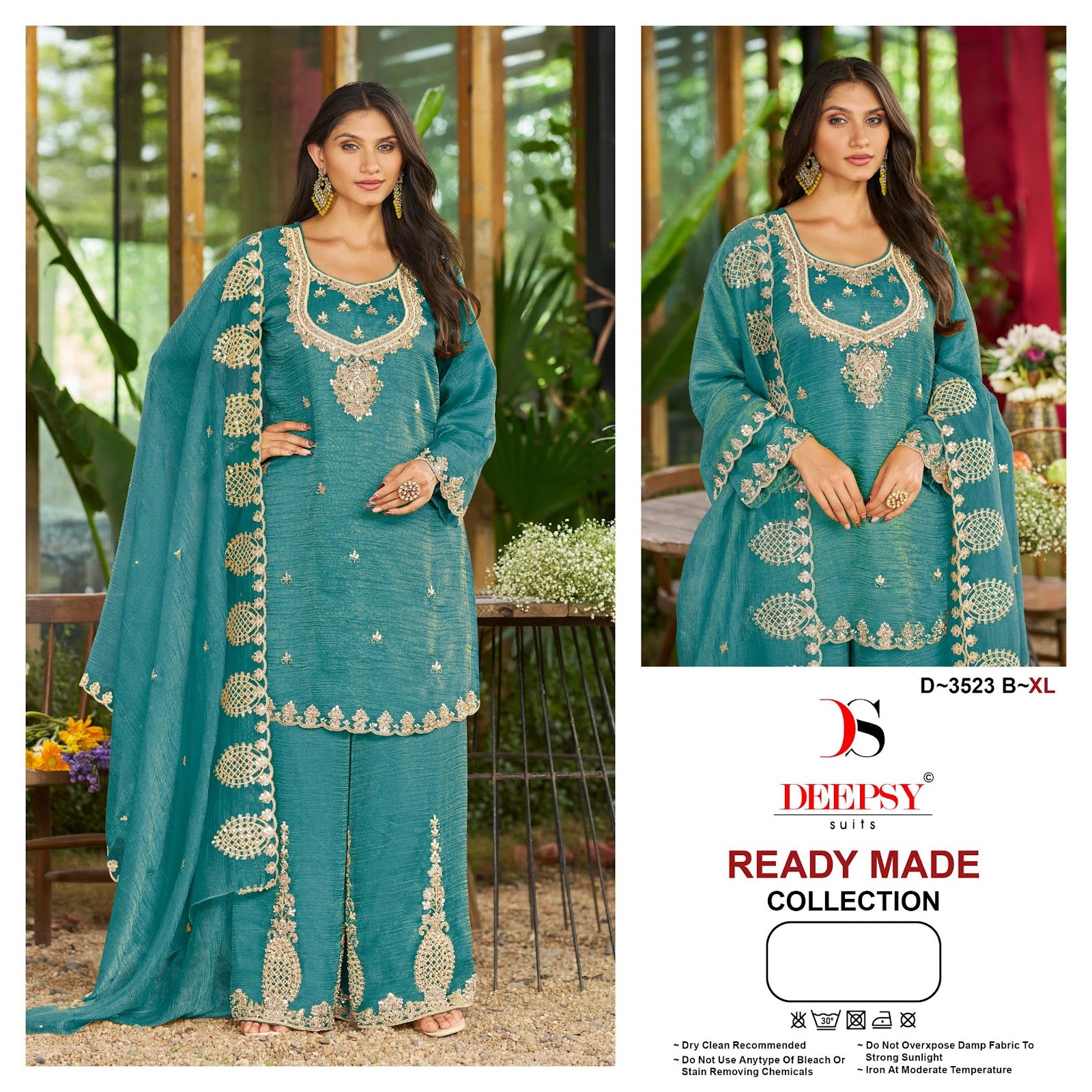 D 3523 Deepsy Silk Pakistani Readymade Suits Wholesale Price