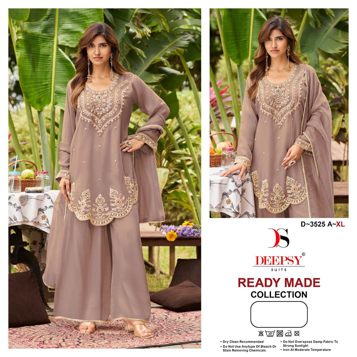 D 3525 Deepsy Silk Pakistani Readymade Suits Wholesaler India