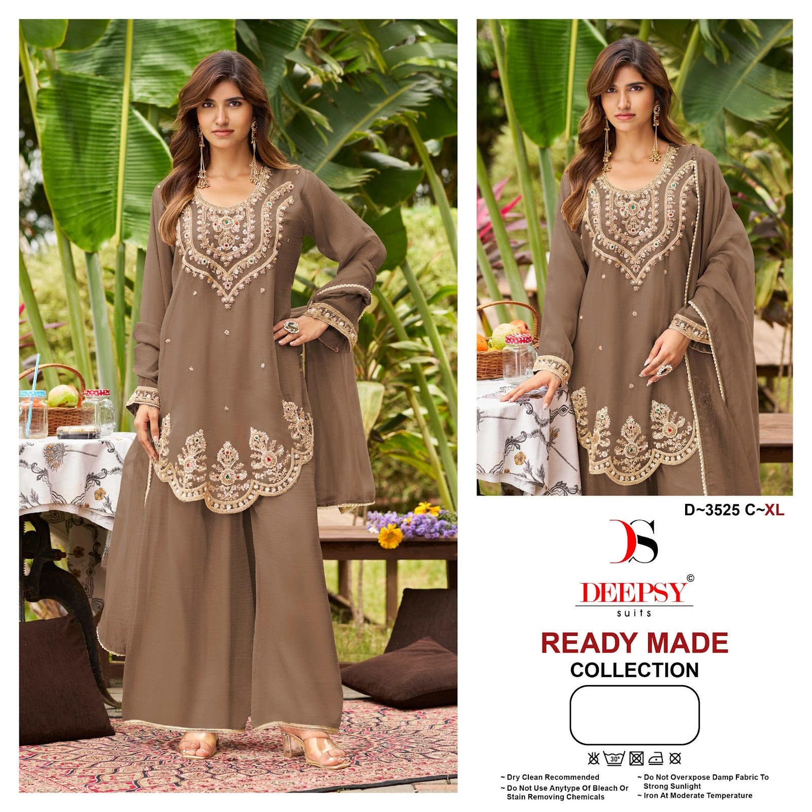 D 3525 Deepsy Silk Pakistani Readymade Suits Wholesaler India