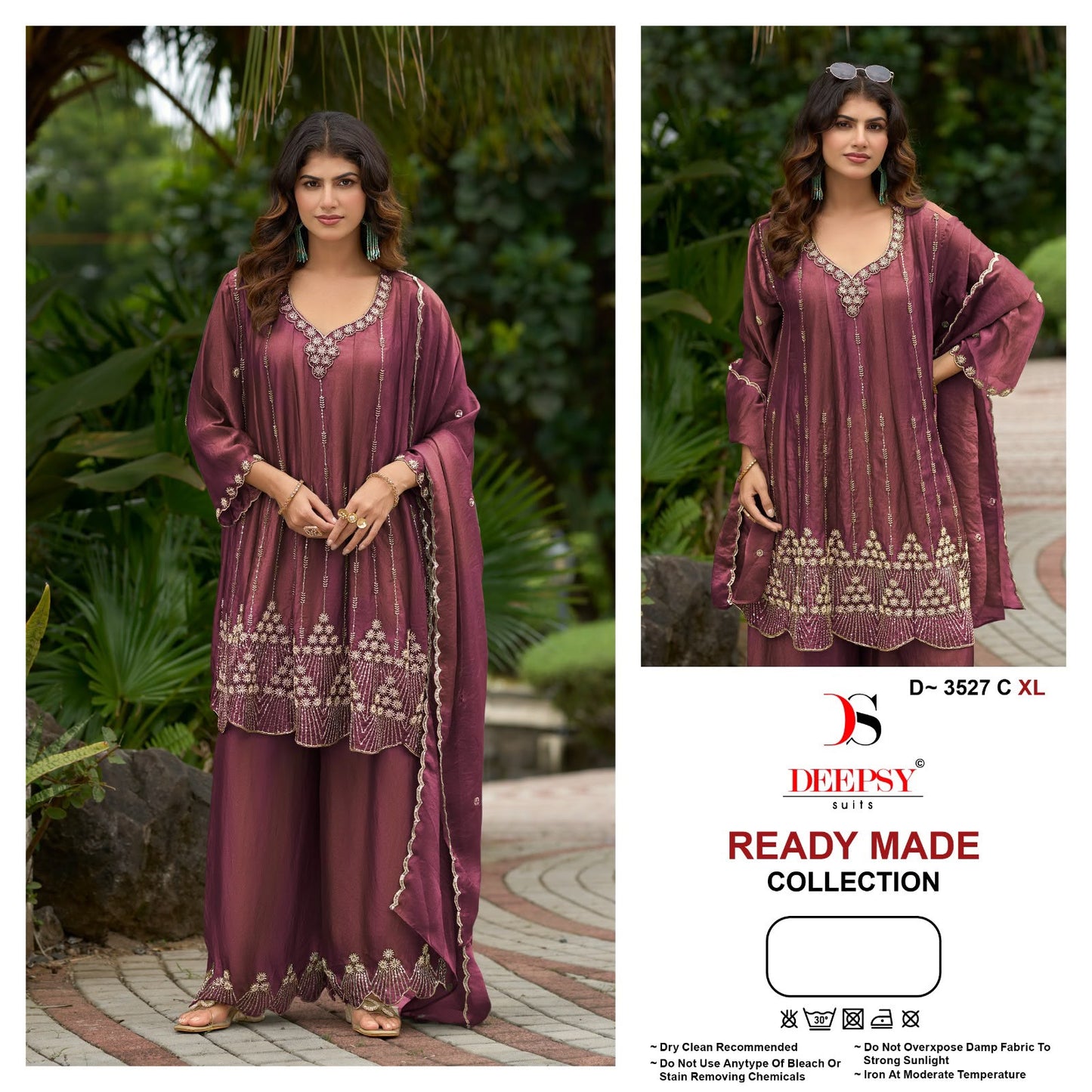 D 3527 Deepsy Moss Pakistani Readymade Suits Supplier India