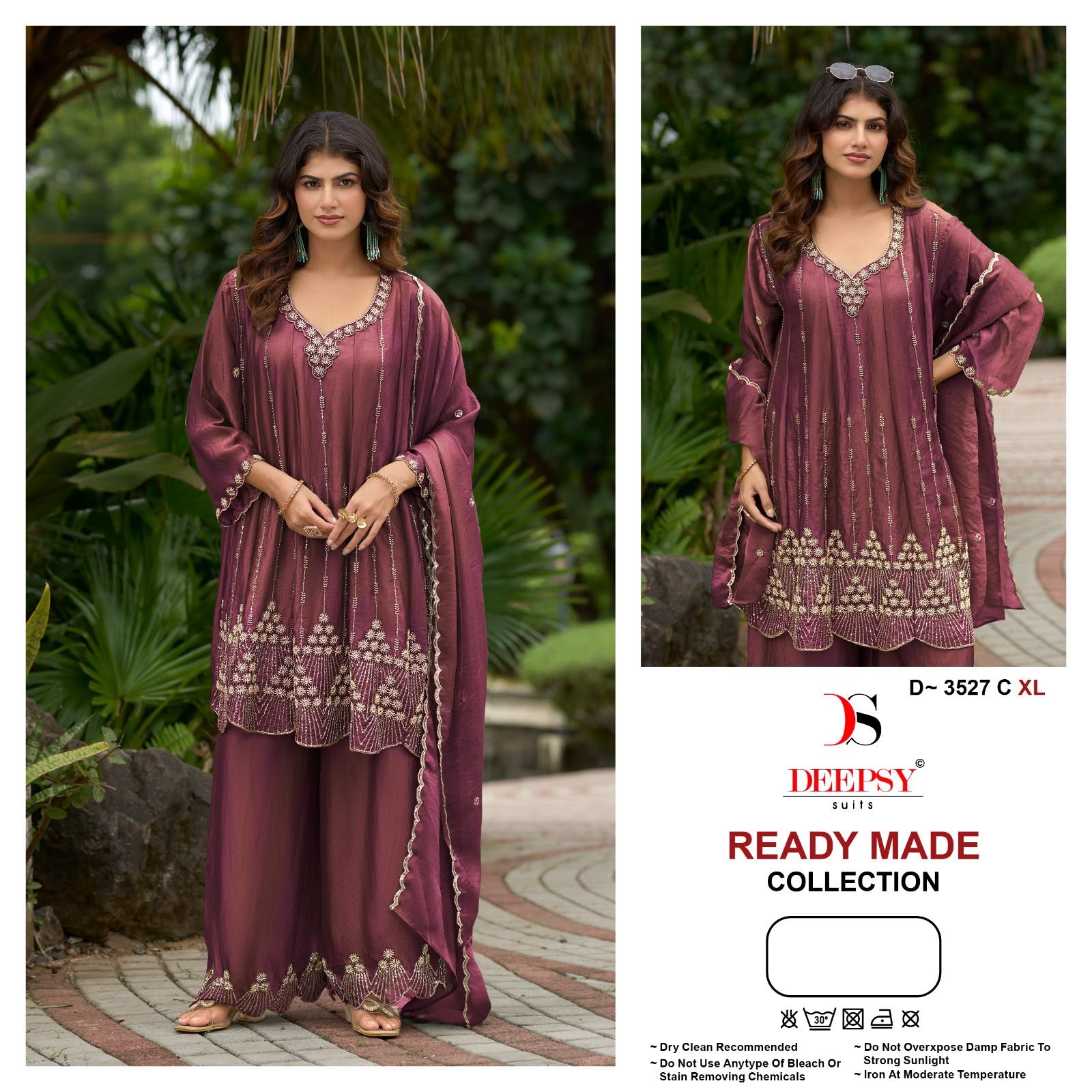 D 3527 Deepsy Moss Pakistani Readymade Suits Supplier India