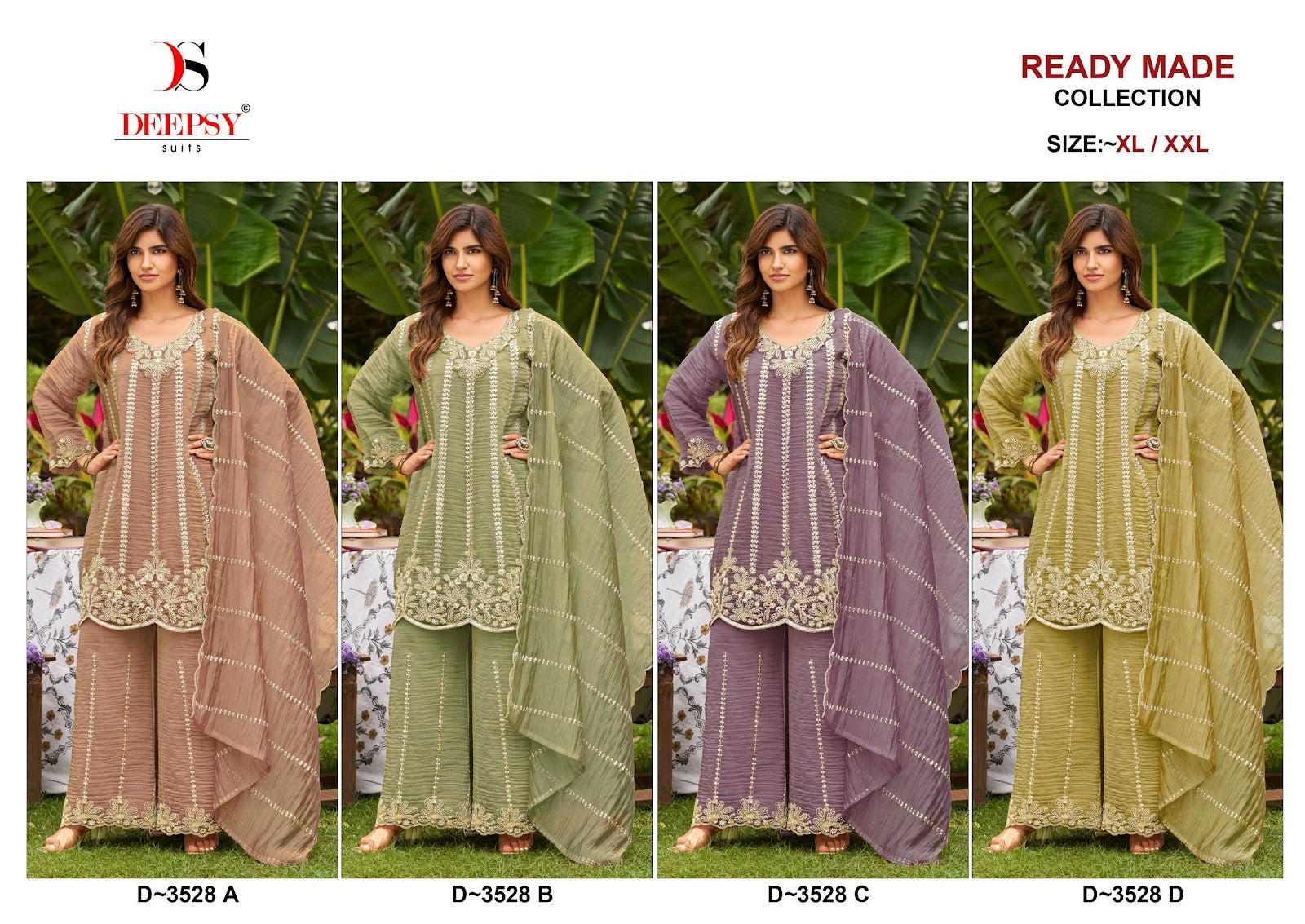D 3528 Deepsy Silk Pakistani Readymade Suits Supplier India