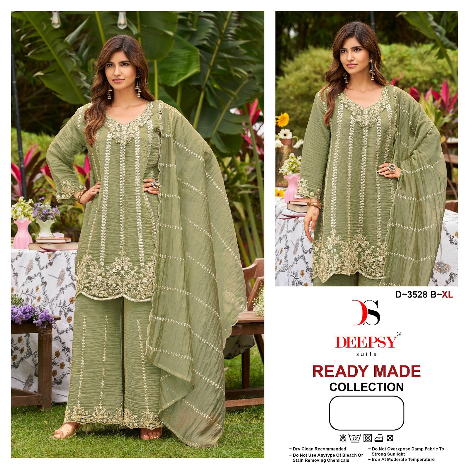 D 3528 Deepsy Silk Pakistani Readymade Suits Supplier India