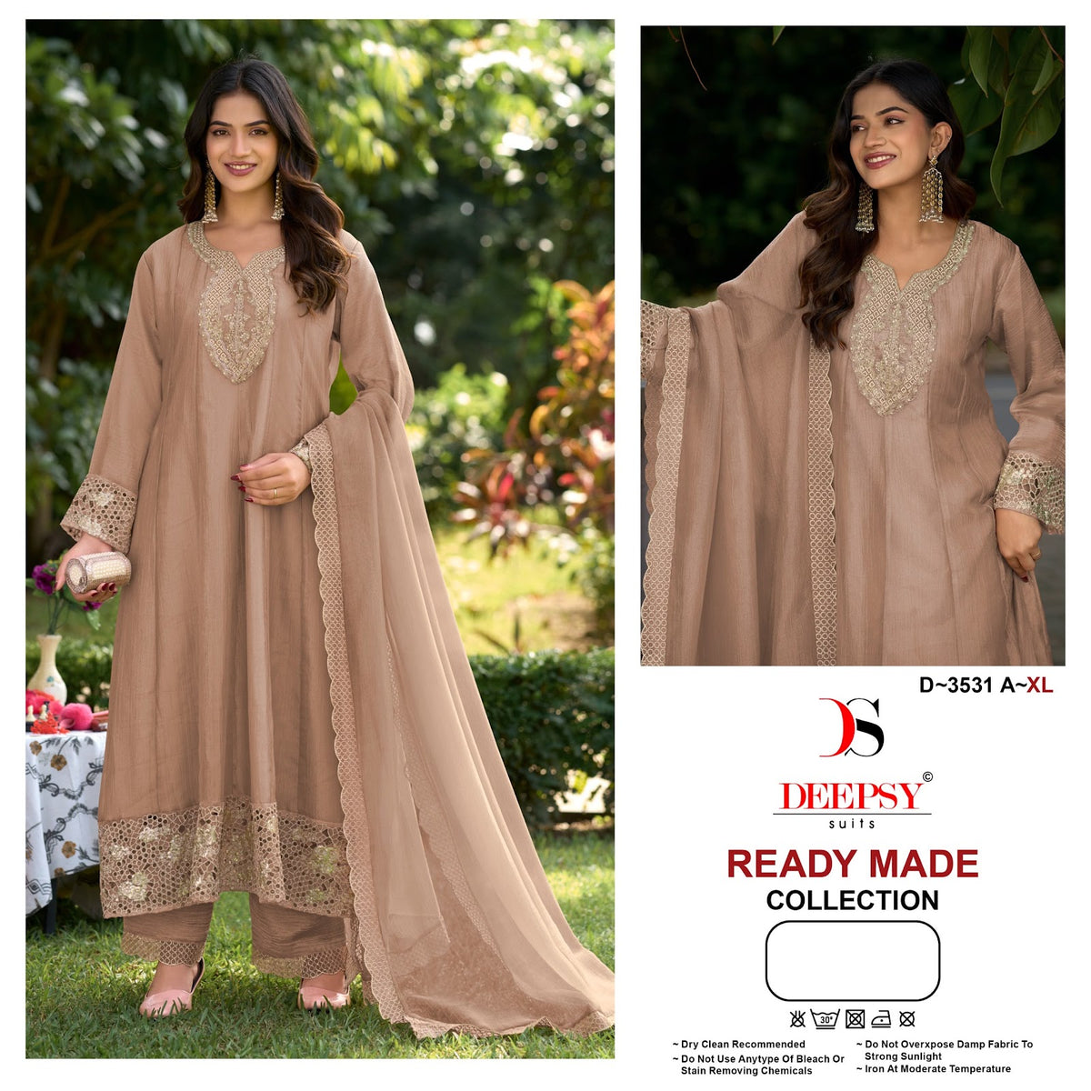 D 3531 (Anarkali) Deepsy Silk Pakistani Readymade Suits Manufacturer Ahmedabad
