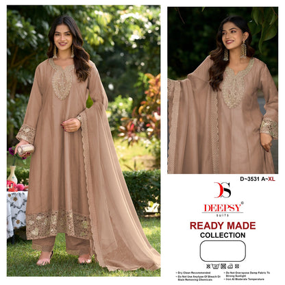 D 3531 (Anarkali) Deepsy Silk Pakistani Readymade Suits Manufacturer Ahmedabad
