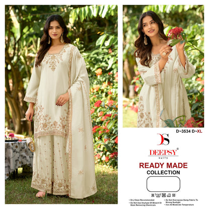 D 3534 Deepsy Tissue Silk Pakistani Readymade Suits Supplier Ahmedabad