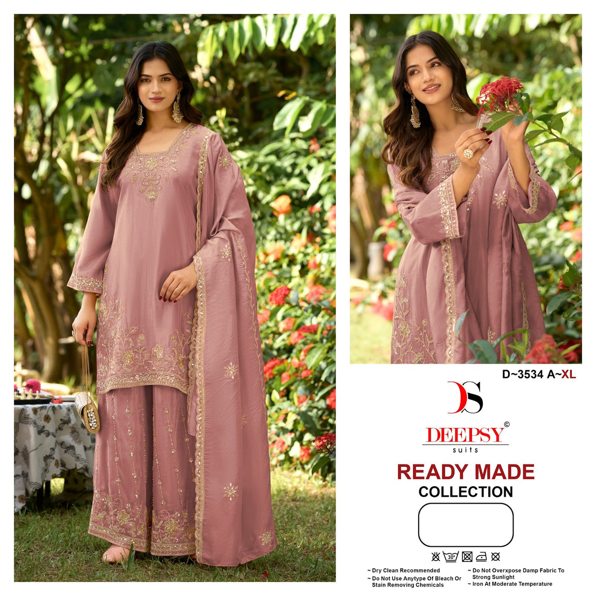 D 3534 Deepsy Tissue Silk Pakistani Readymade Suits Supplier Ahmedabad