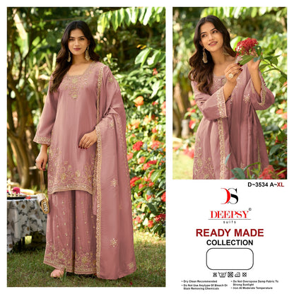 D 3534 Deepsy Tissue Silk Pakistani Readymade Suits Supplier Ahmedabad