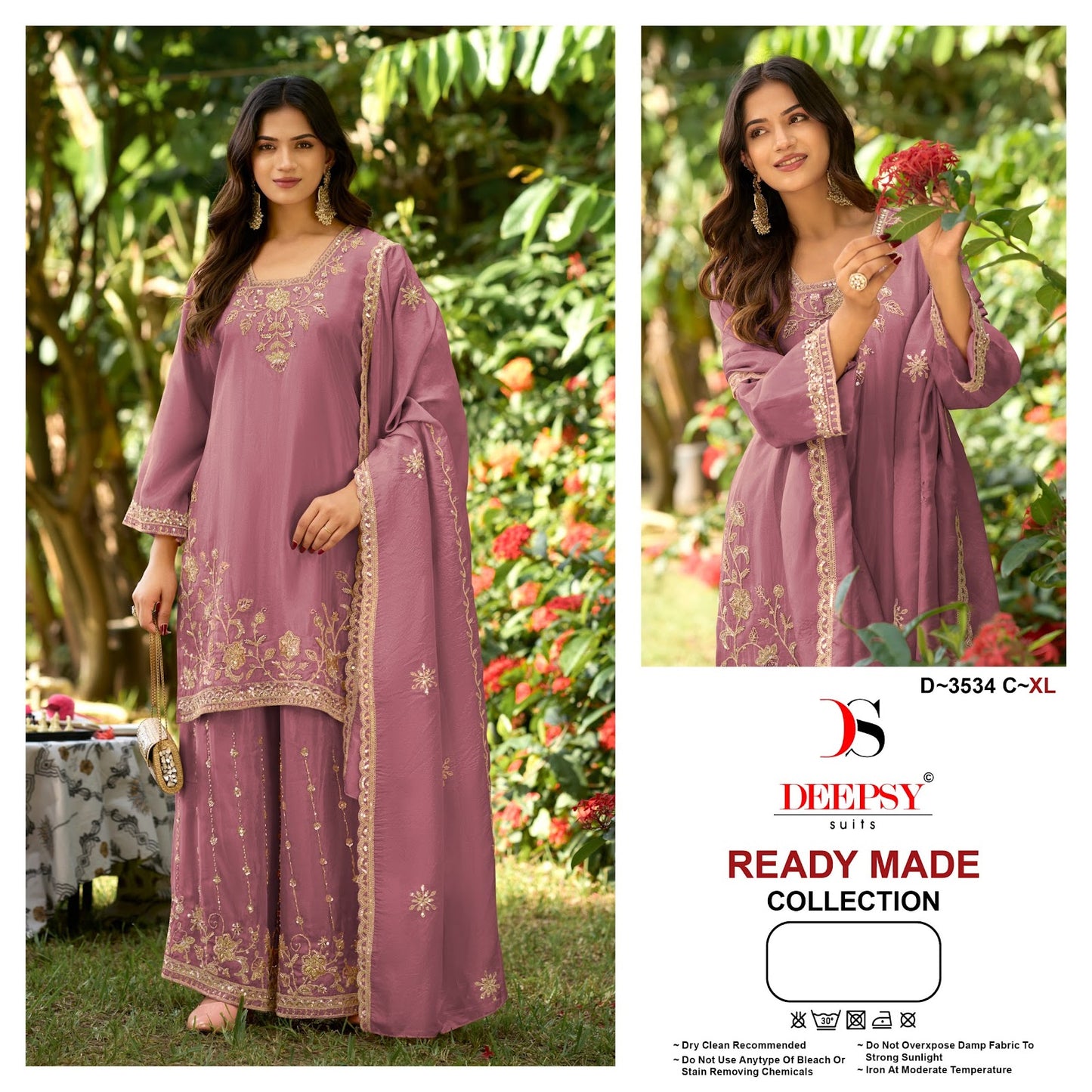 D 3534 Deepsy Tissue Silk Pakistani Readymade Suits Supplier Ahmedabad