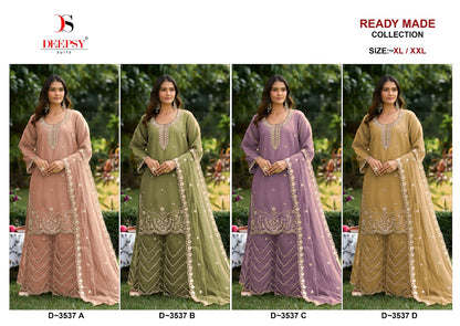 D 3537 Deepsy Silk Pakistani Readymade Suits Wholesale Price