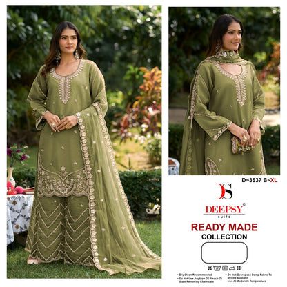 D 3537 Deepsy Silk Pakistani Readymade Suits Wholesale Price
