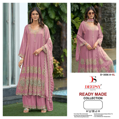 D 3556 (Anarkali) Deepsy Tissue Silk Pakistani Readymade Suits Wholesale