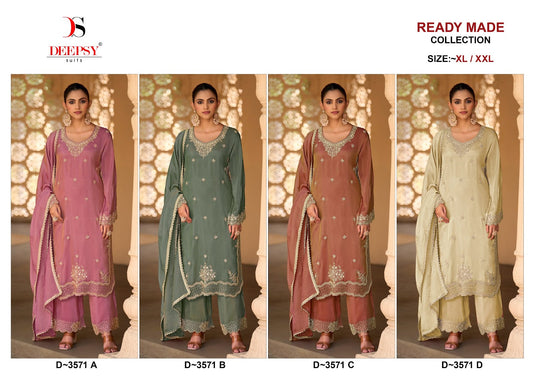 D 3571 Deepsy Tissue Silk Pakistani Readymade Suits Supplier Ahmedabad