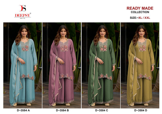 D 3584 Deepsy Moss Pakistani Readymade Suits Manufacturer Ahmedabad
