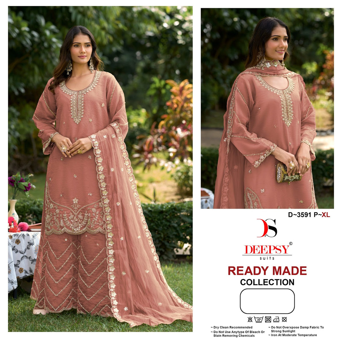 D 3591 Mnop Deepsy Tissue Silk Pakistani Readymade Suits Exporter Ahmedabad