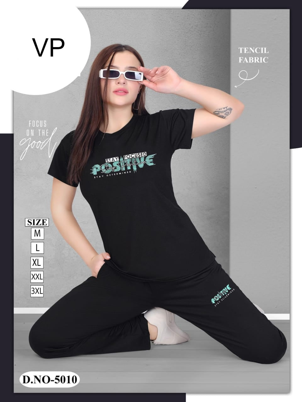 D 5010 271125 Vp Tencil Pyjama Night Suits Wholesale Price