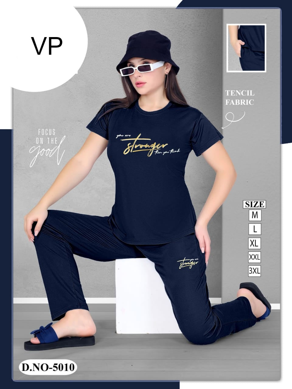 D 5010 271125 Vp Tencil Pyjama Night Suits Wholesale Price