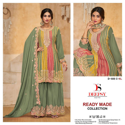 D 505 Deepsy Chinon Pakistani Readymade Suits Wholesaler Gujarat