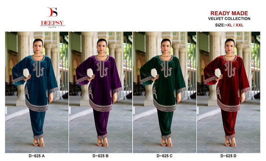 D 625 Velvet Deepsy Co Ord Set Exporter Gujarat
