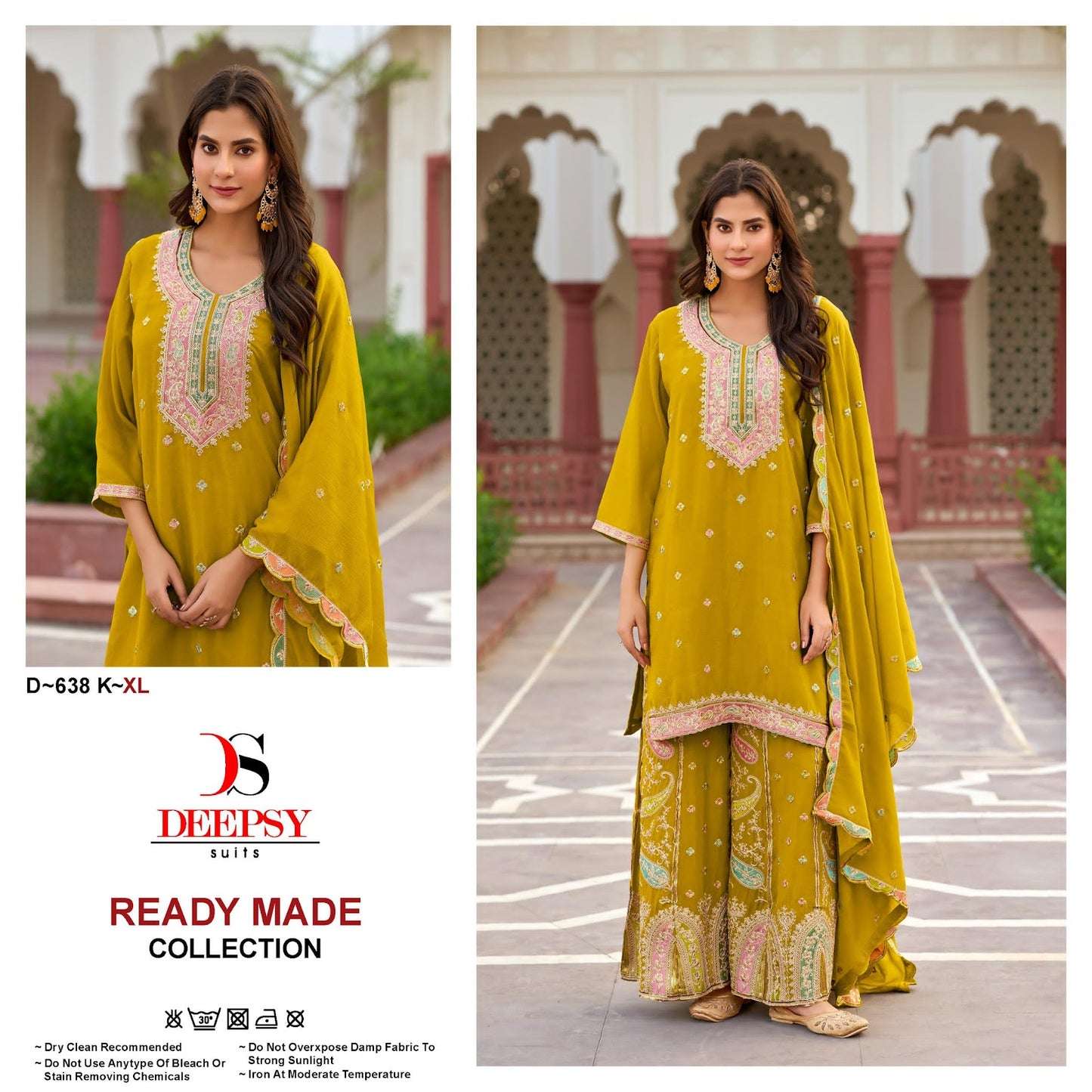 D 638 Ikm Deepsy Chinon Pakistani Readymade Suits Manufacturer Gujarat