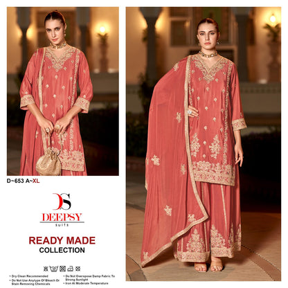 D 653 Abcd Deepsy Chinon Pakistani Readymade Suits Manufacturer Gujarat