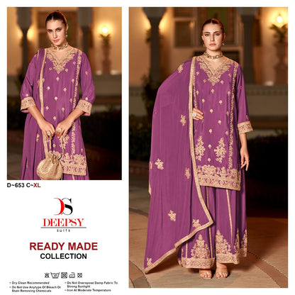 D 653 Abcd Deepsy Chinon Pakistani Readymade Suits Manufacturer Gujarat