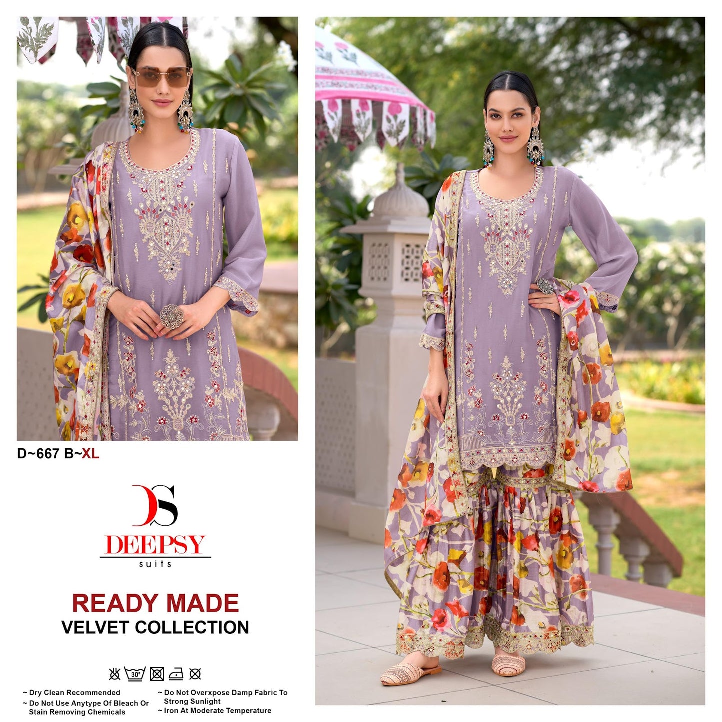 D 667 Deepsy Chinon Pakistani Readymade Suits Supplier Gujarat