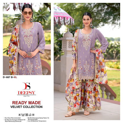 D 667 Deepsy Chinon Pakistani Readymade Suits Supplier Gujarat