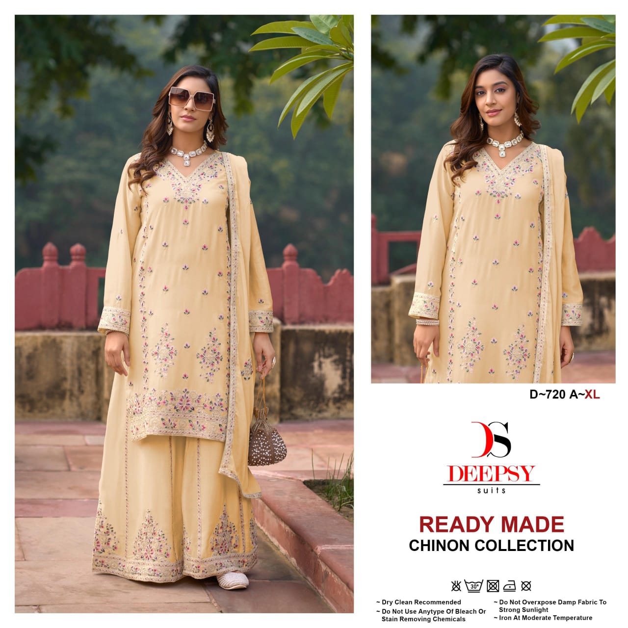 D 720 Deepsy Chinon Pakistani Readymade Suits Wholesaler Gujarat