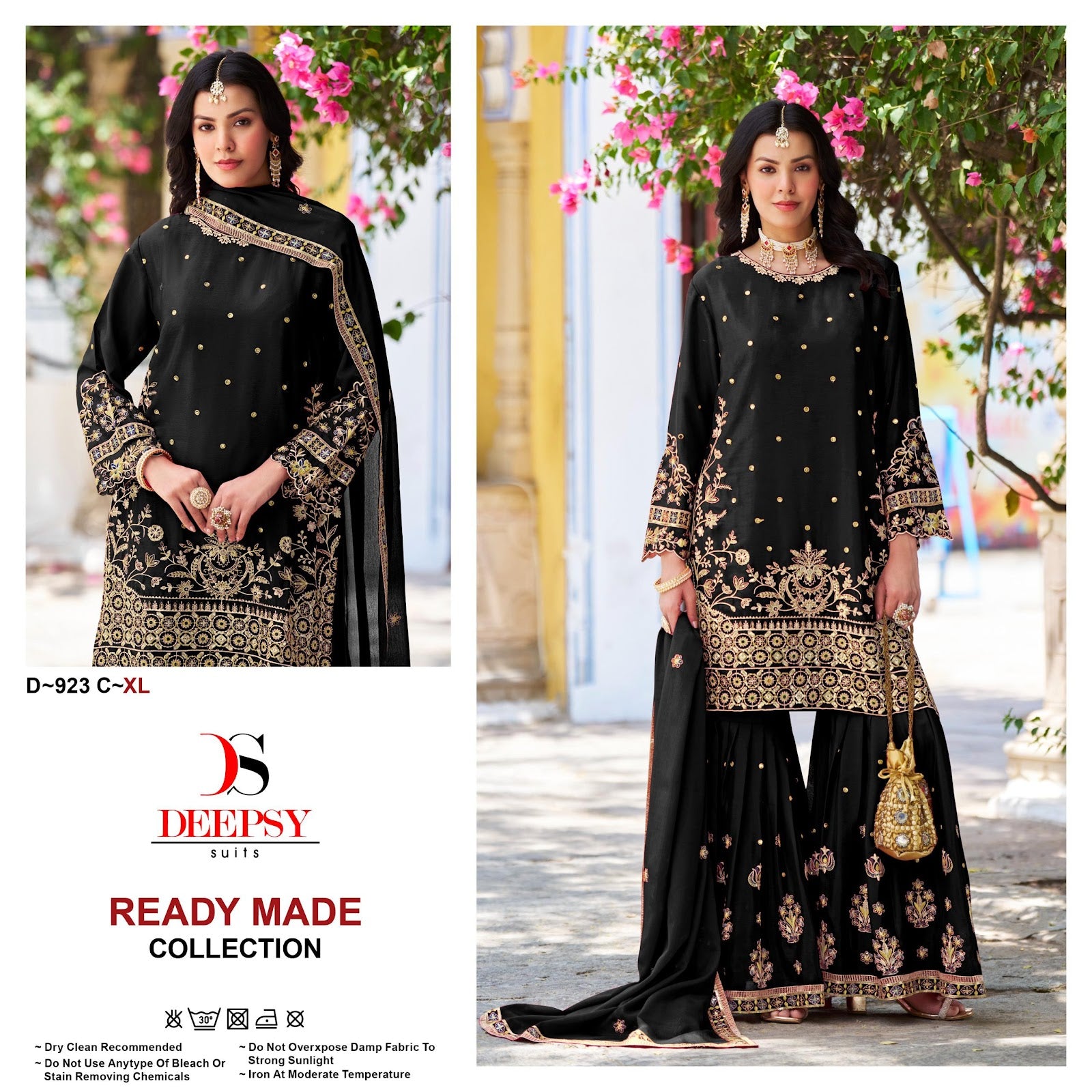 D 923 Deepsy Chinon Pakistani Readymade Suits Exporter Gujarat