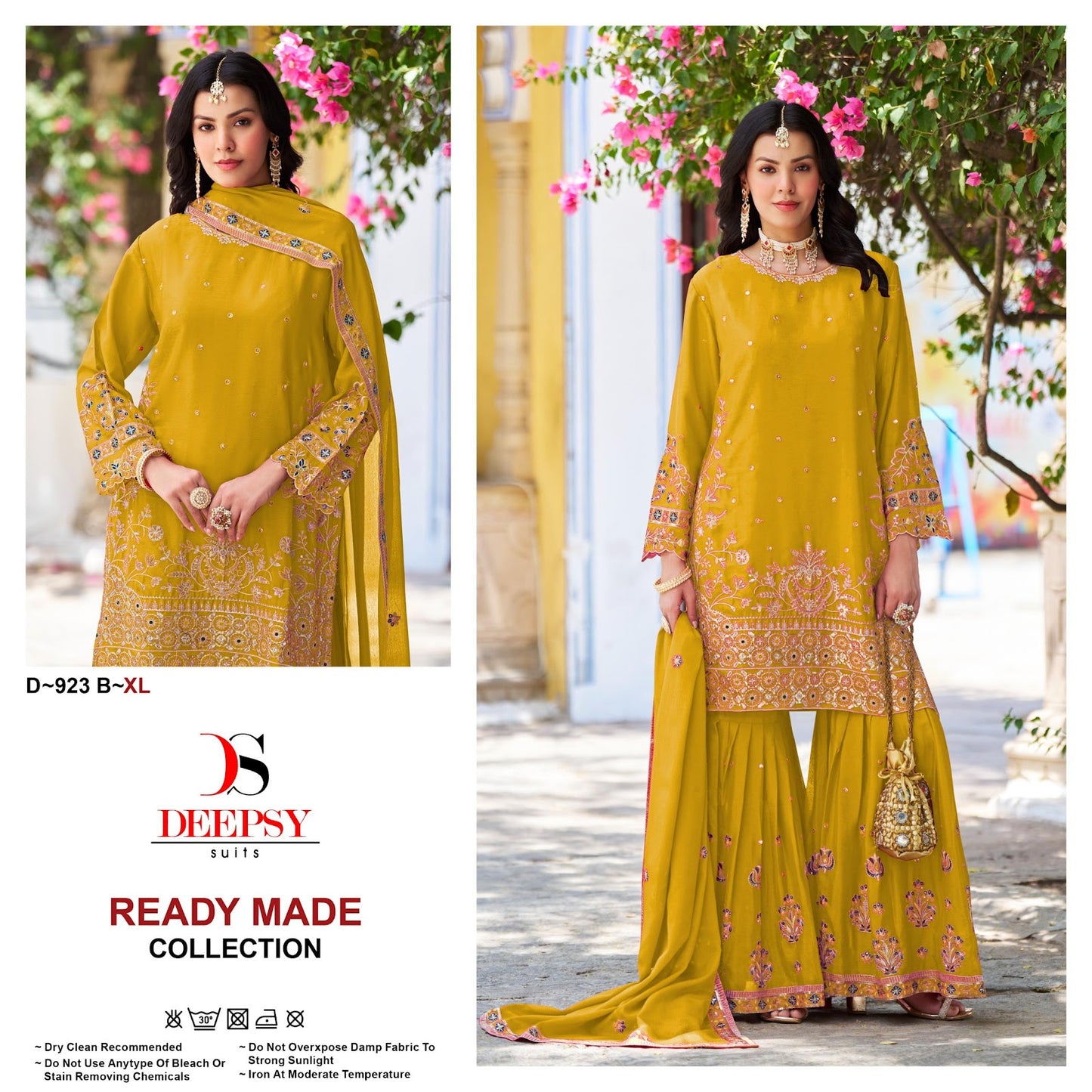 D 923 Deepsy Chinon Pakistani Readymade Suits Exporter Gujarat