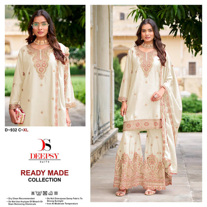 D 932 Deepsy Chinon Pakistani Readymade Suits Wholesaler Gujarat