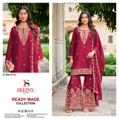 D 932 Deepsy Chinon Pakistani Readymade Suits Wholesaler Gujarat